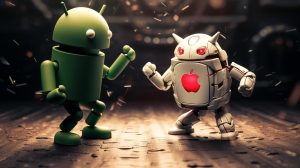 Soubor Androidu s iOS (iPhonem)