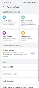 Bezpečnostní funkce mají rovněž svou alternativu